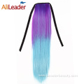 20Inches Silky Straight Ombre Ponytail Clip In Ponytail